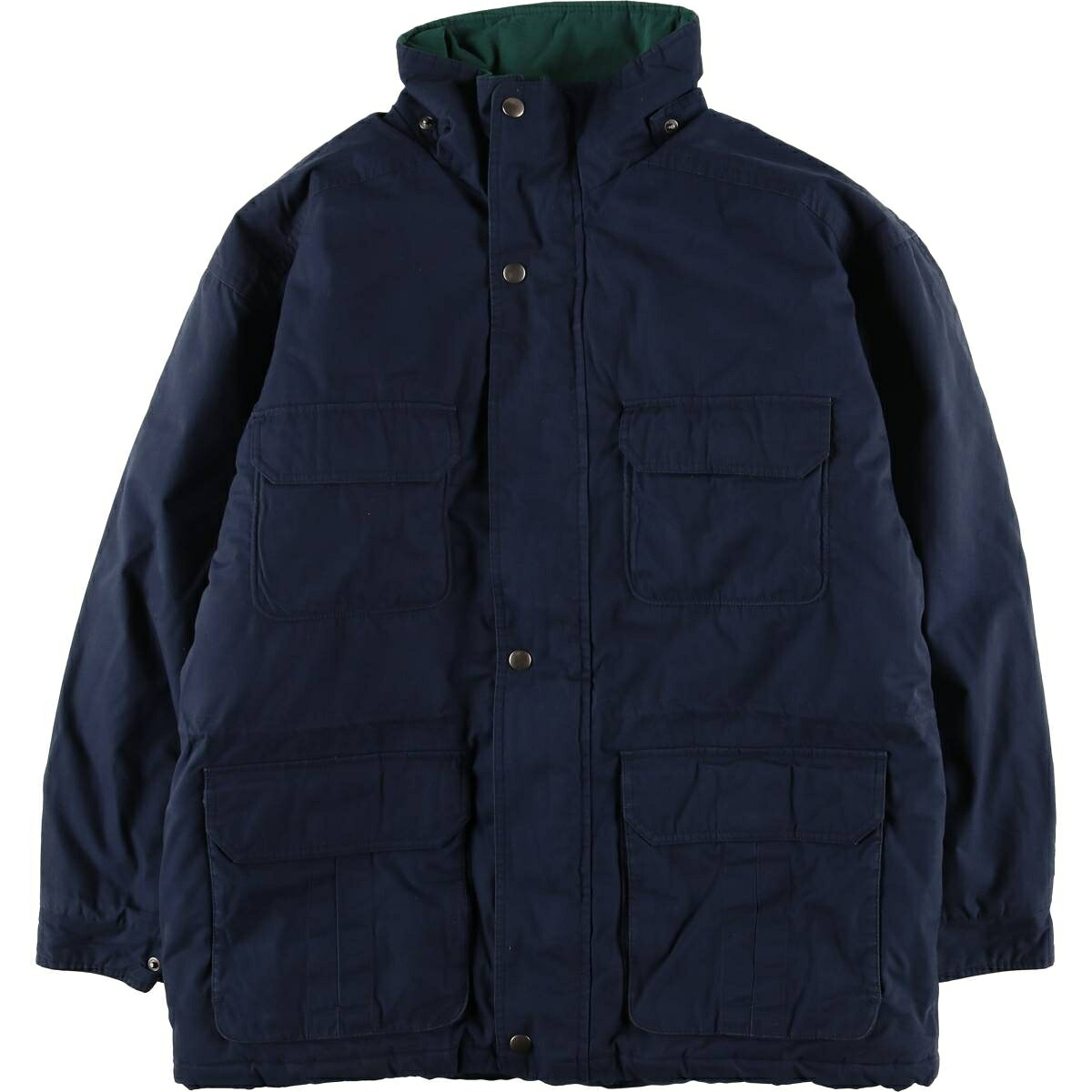 古着 90'S セントジョンズベイ ST. JOHN'S BAY 中綿ジャケット パファージャケット メンズL相当 /eaa606867 【中古】 【260116】 ネイビー系 春秋冬