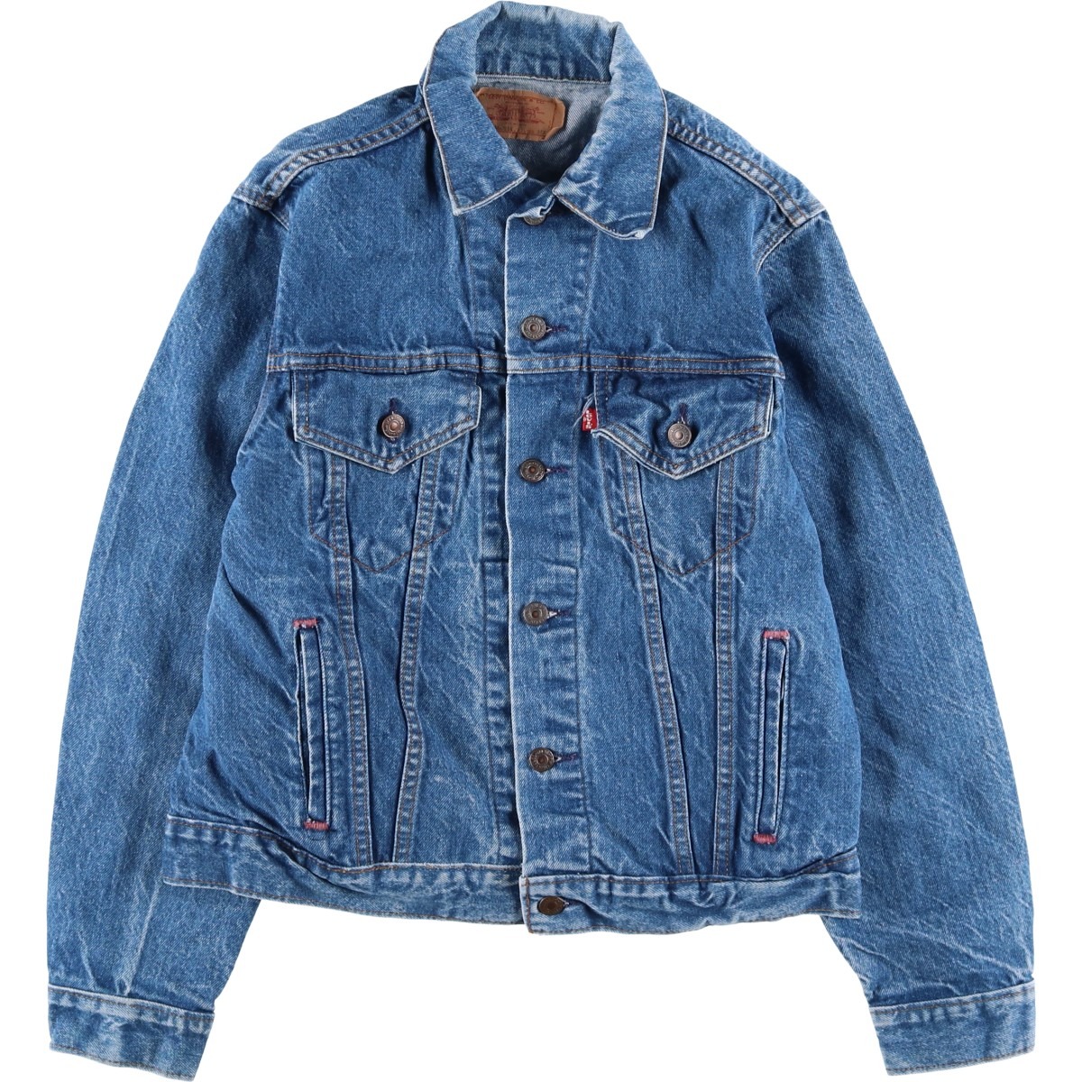 古着 80~90'S リーバイス Levi's 70506-0216 デニムジャケット Gジャン USA製 メンズM相当 ヴィンテージ /eaa606954 【中古】 【260112】 ブルー系 春秋冬