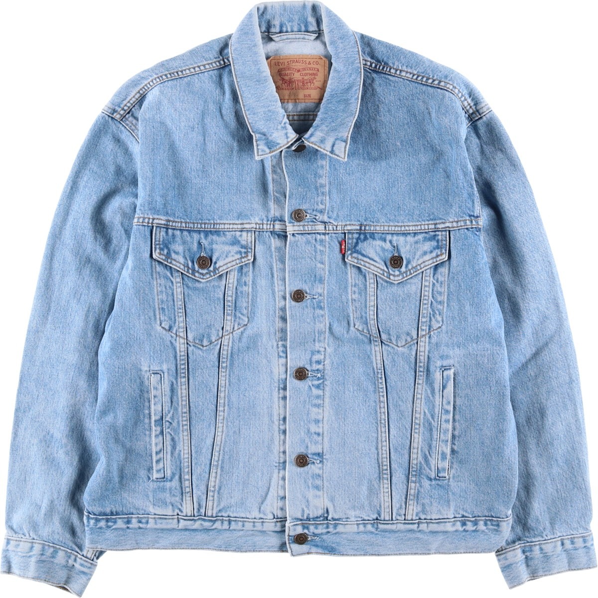 古着 90'S リーバイス Levi's 70503-0216 デニムジャケット Gジャン メンズXL相当 ヴィンテージ /eaa606956 【中古】 【260112】 ブルー系 春秋冬