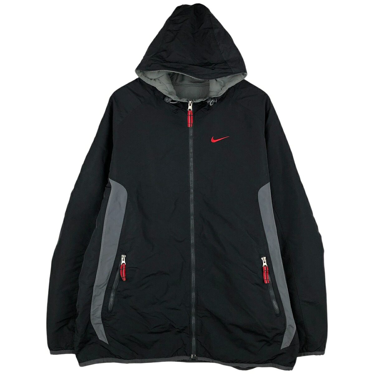 古着 00'S ナイキ NIKE リバーシブル ナイロンパーカー メンズXL相当 /eaa607226 【中古】 【260112】 ブラック系 春秋冬