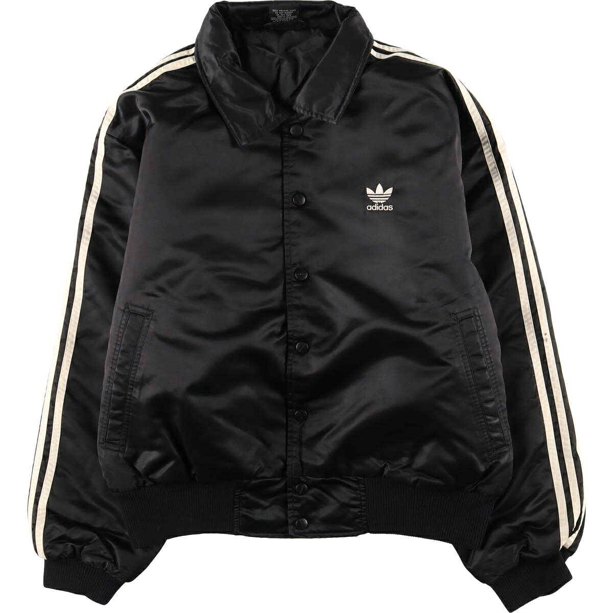 古着 90~00'S アディダス adidas トレフォイルロゴ バックロゴ デカロゴ 襟付き 中綿ジャケット パファージャケット メンズM相当 /eaa607260 【中古】 【260117】