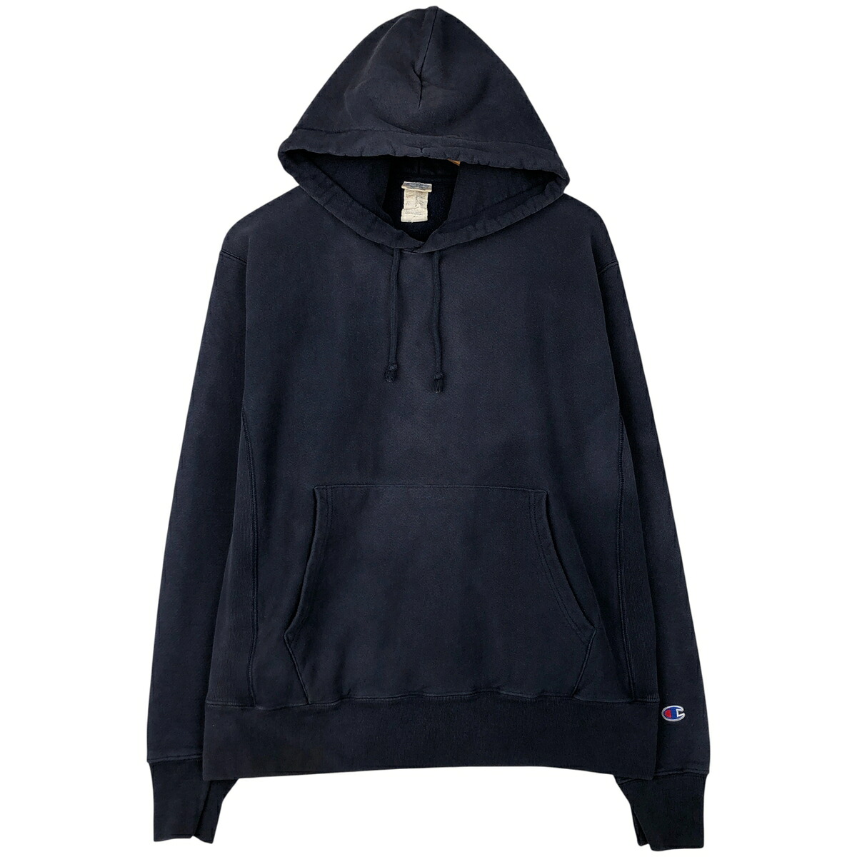 古着 チャンピオン Champion REVERSE WEAVE リバースウィーブ スウェットプルオーバーパーカー メンズM相当 /eaa607327 【中古】 【260116】 ネイビー系 春夏秋冬