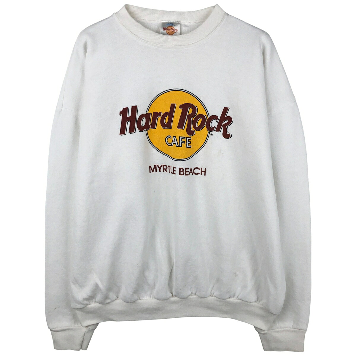 古着 HARD ROCK CAFE ハードロックカフェ アドバタイジング スウェットシャツ トレーナー USA製 メンズXL相当 /eaa607331 【中古】 【260116】 【NH-2508】