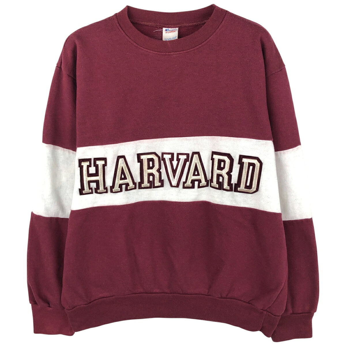 古着 80'S チャンピオン Champion HARVARD ハーバード大学 カレッジスウェットシャツ トレーナー USA製 メンズXL相当 ヴィンテージ /eaa607781 【中古】 【260116】 【NH-2508】 レッド系 春夏秋冬