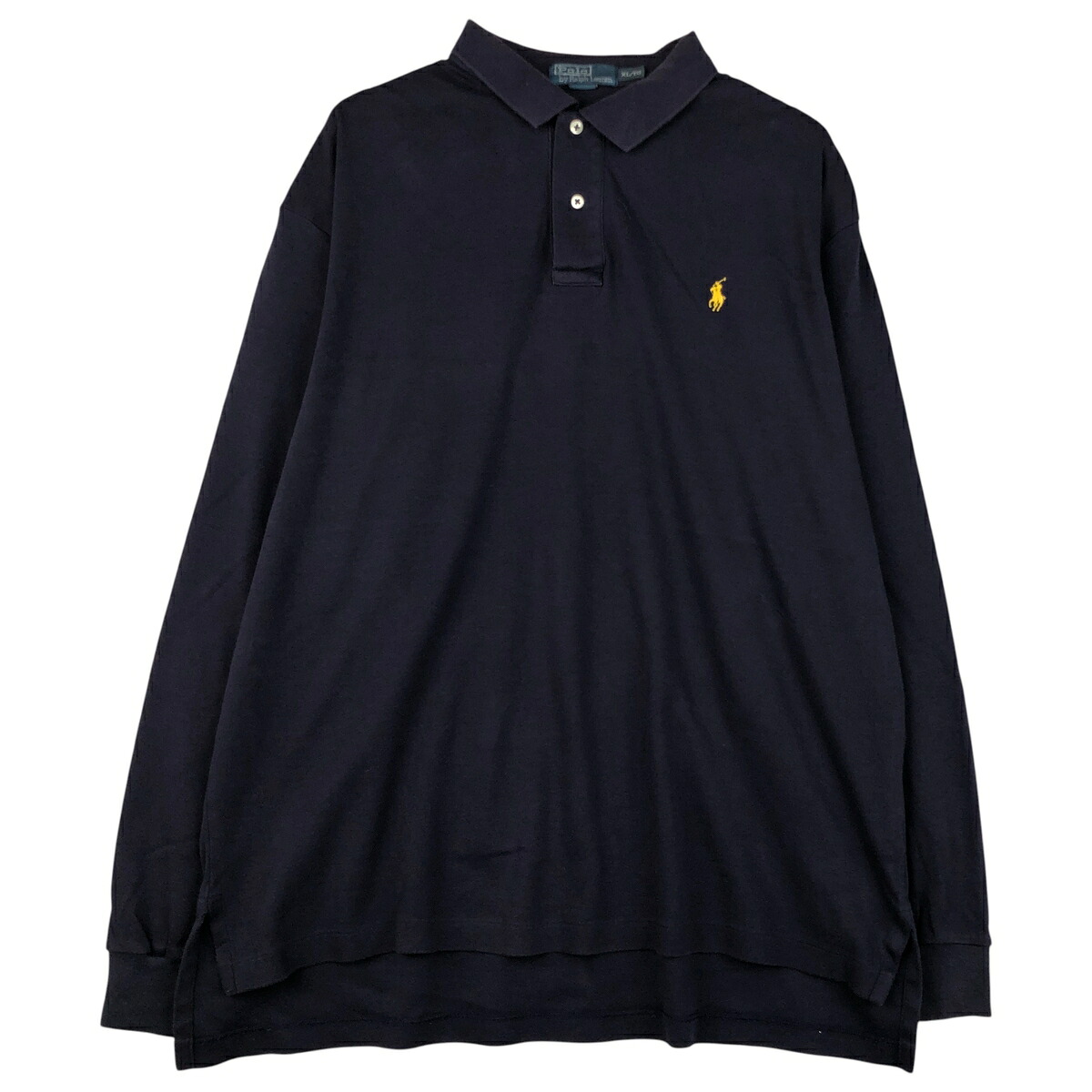 古着 ラルフローレン Ralph Lauren POLO by Ralph Lauren 長袖 ポロシャツ メンズXL相当 /eaa607820 【中古】 【260119】 【NH-2508】 ネイビー系 春夏秋