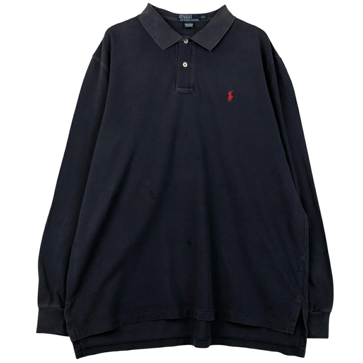 古着 ラルフローレン Ralph Lauren POLO by Ralph Lauren 長袖 ポロシャツ メンズXXL相当 /eaa607832 【中古】 【260119】 【NH-2508】 ネイビー系 春夏秋