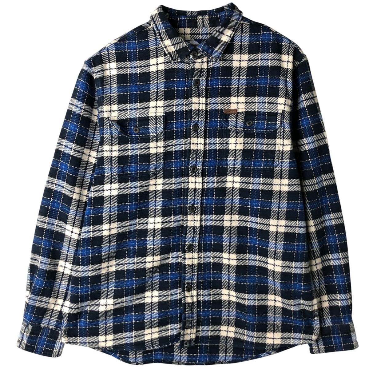 古着 オービス ORVIS 長袖 ヘビーネルチェックシャツ メンズL相当 /eaa607910 【中古】 【260118】 【NH-2508】 ブルー系 春夏秋冬