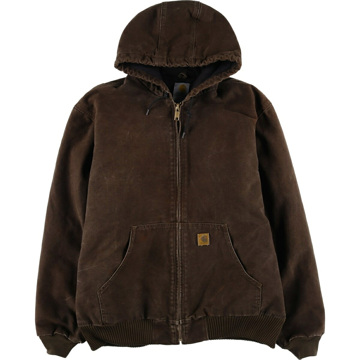 古着 00'S カーハート Carhartt アクティブジャケット 中綿入り ダックフルジップパーカー メンズXL相当 /eaa607947 【中古】 【260116】 【SS2606_10】|古着屋JAM