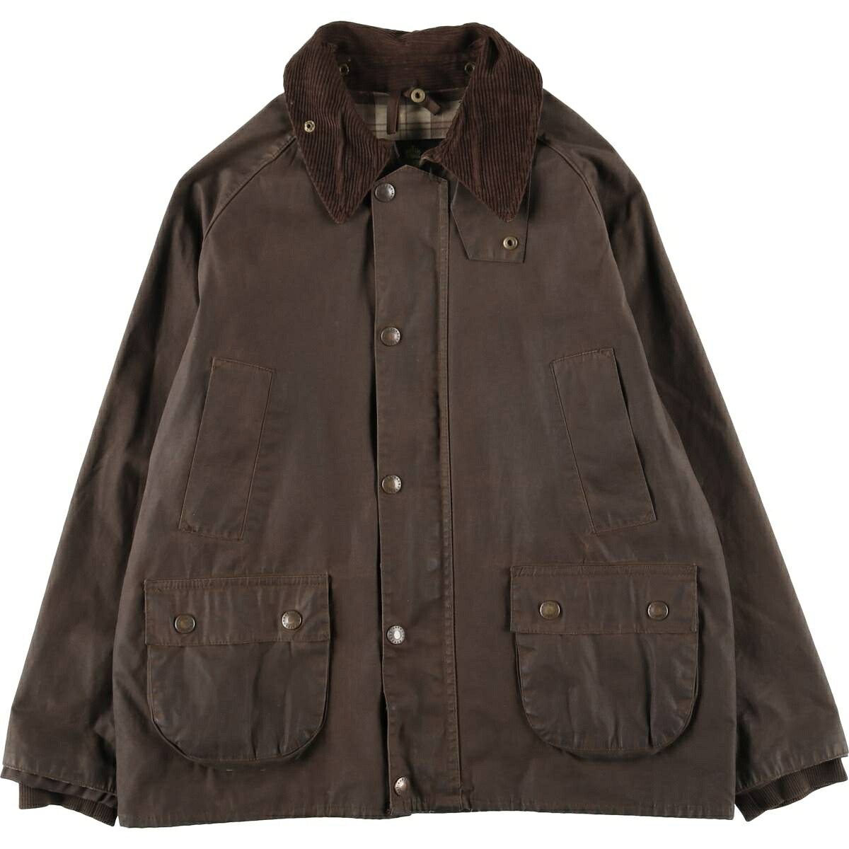 古着 80~90'S バブアー Barbour BEDALE ビデイル 旧3ワラント ワックスコットン オイルドジャケット 英国製 メンズM相当 ヴィンテージ /eaa607972 【中古】 【260118】 【ADEL/アデル】 【SS2606_10】｜古着屋JAM