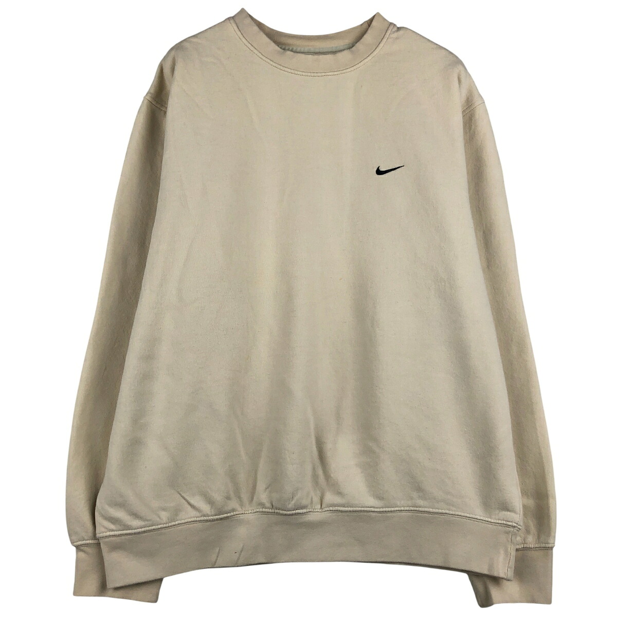 古着 00'S ナイキ NIKE ワンポイントロゴスウェットシャツ トレーナー メンズL相当 /eaa608076 【中古】 【260123】 【NH-2508】 ホワイト系 春夏秋冬
