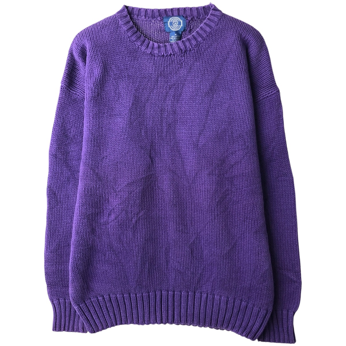 古着 80~90'S ギャップ GAP オールドギャップ コットンニットセーター スリランカ製 メンズM相当 ヴィンテージ /eaa608346 【中古】 【260130】 【NH-2508】 【SS2606_10】｜古着屋JAM 6,906円