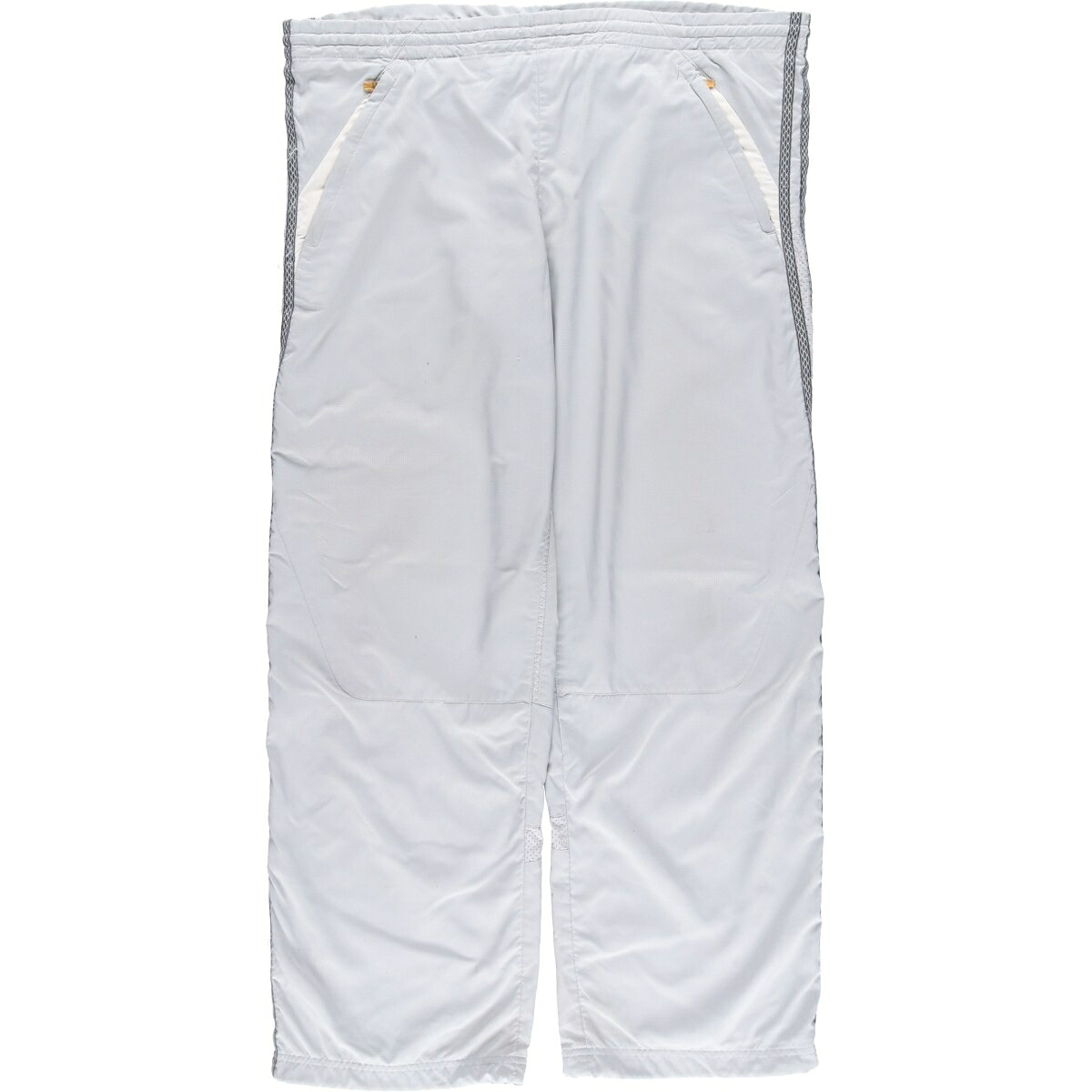 古着 00'S アディダス adidas CLIMA COOL ウォームアップパンツ ナイロンパンツ シャカシャカパンツ メンズS相当 /eaa608411 【中古】 【260123】 グレー系 春夏秋冬