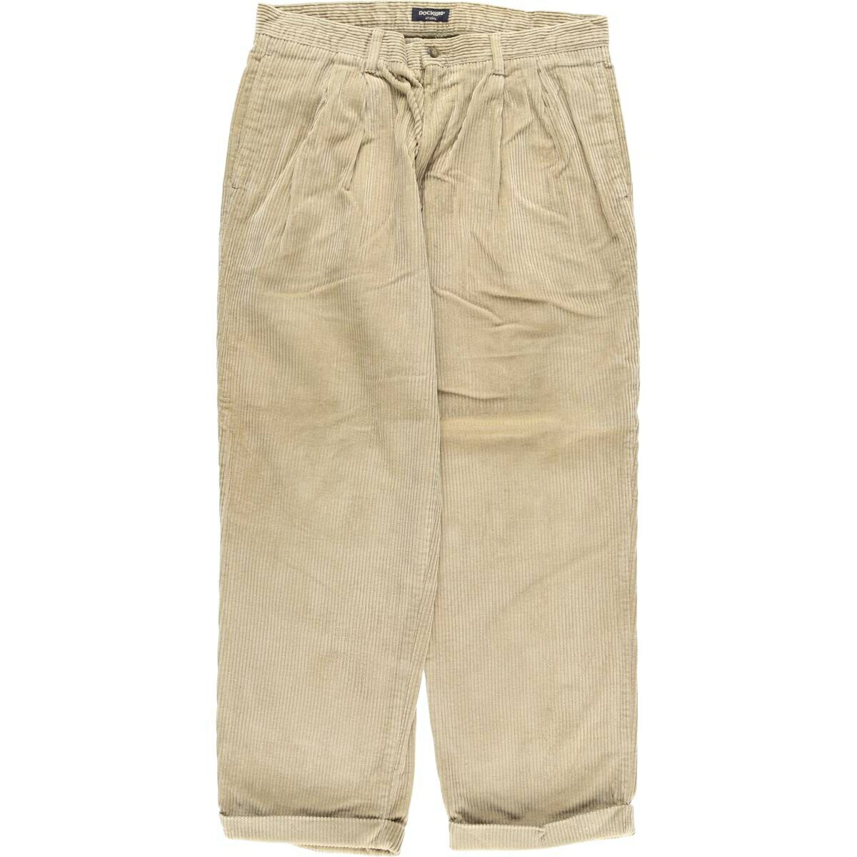 楽天市場】90s ドッカーズ DOCKERS 太畝 コーデュロイ パンツ 古着