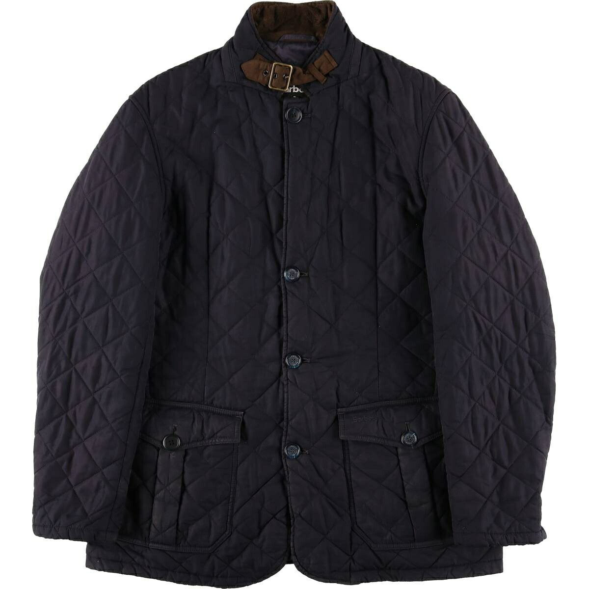 古着 00'S~ バブアー Barbour QUILTED LUTZ 3ワラント キルティングジャケット パファージャケット メンズXL相当 /eaa608669 【中古】 【260130】 【DL2603-BS】 ブラック系 春秋冬