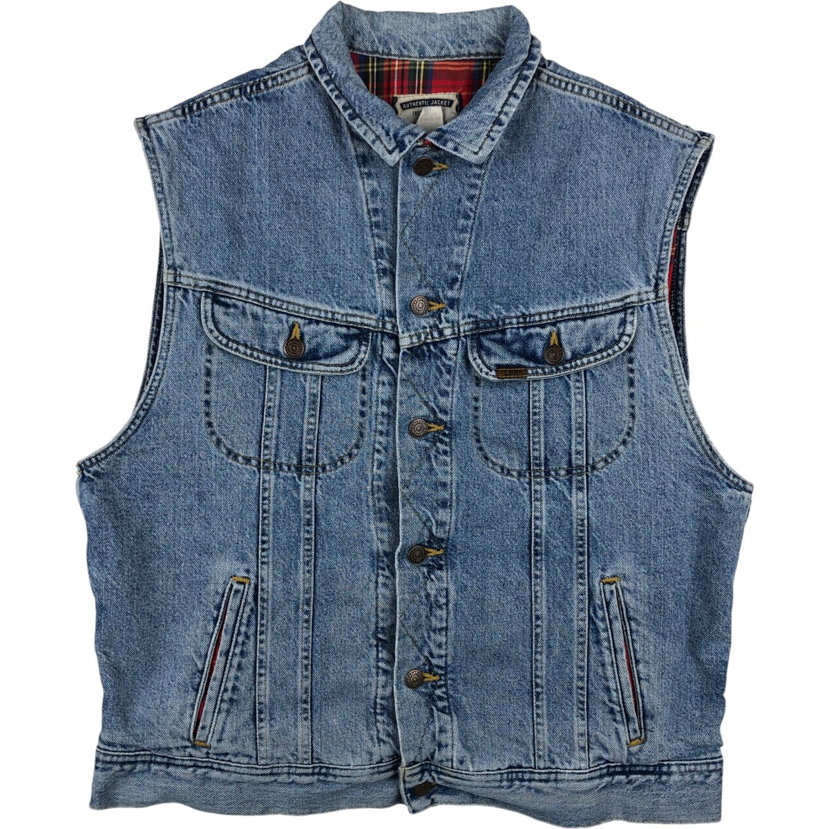 古着 90\'S リー Lee デニムベスト メンズL相当 ヴィンテージ /eaa608689 【中古】 【260206】 ブルー系 春秋冬