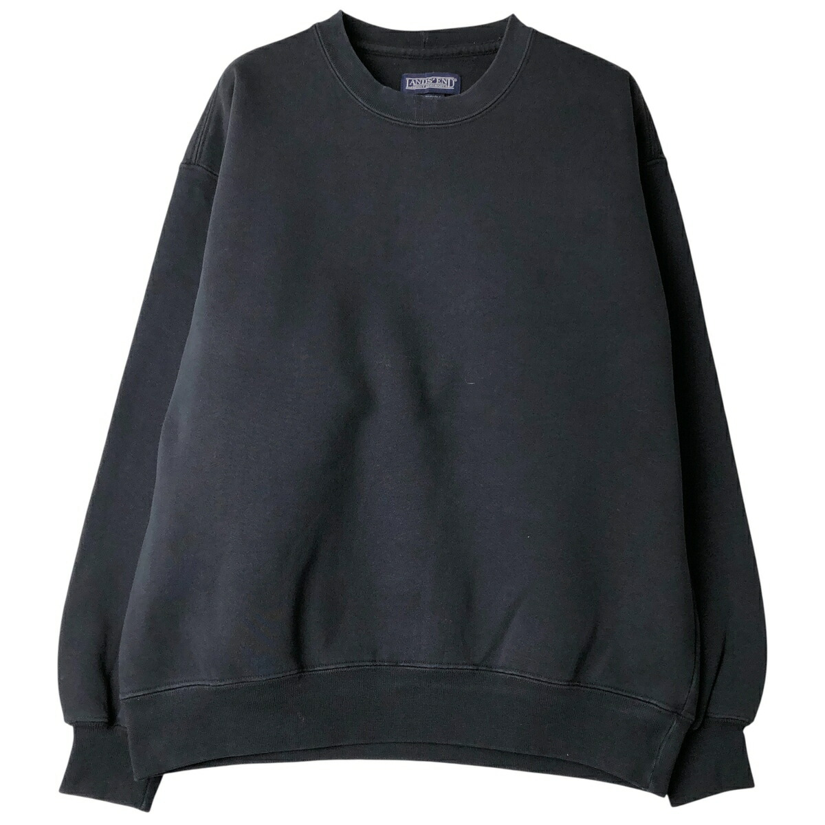 古着 80~90'S ランズエンド LANDS'END 無地 ブランクスウェットシャツ トレーナー USA製 レディースS相当 ヴィンテージ /eaa608796 【中古】 【260201】 【ADEL/アデル】 【NH-2508】 ブラック系 春夏秋冬