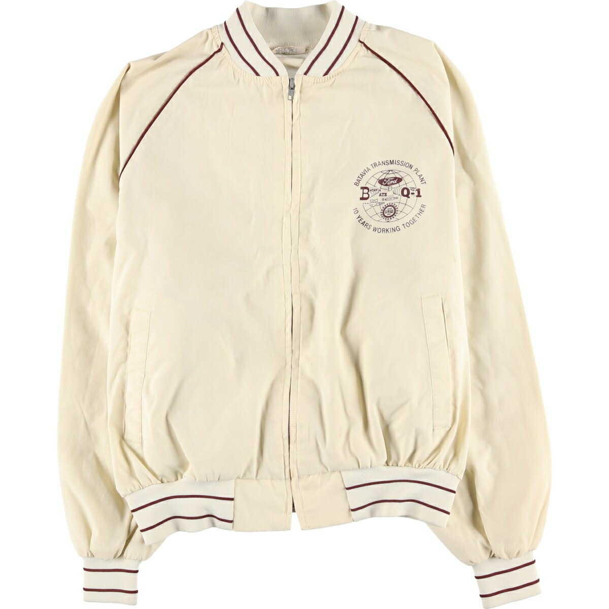 古着 70~80'S キングルイ King Louie PRO FIT ブルゾン USA製 メンズXL相当 ヴィンテージ /eaa608869 【中古】 【260127】 ホワイト系 春秋冬