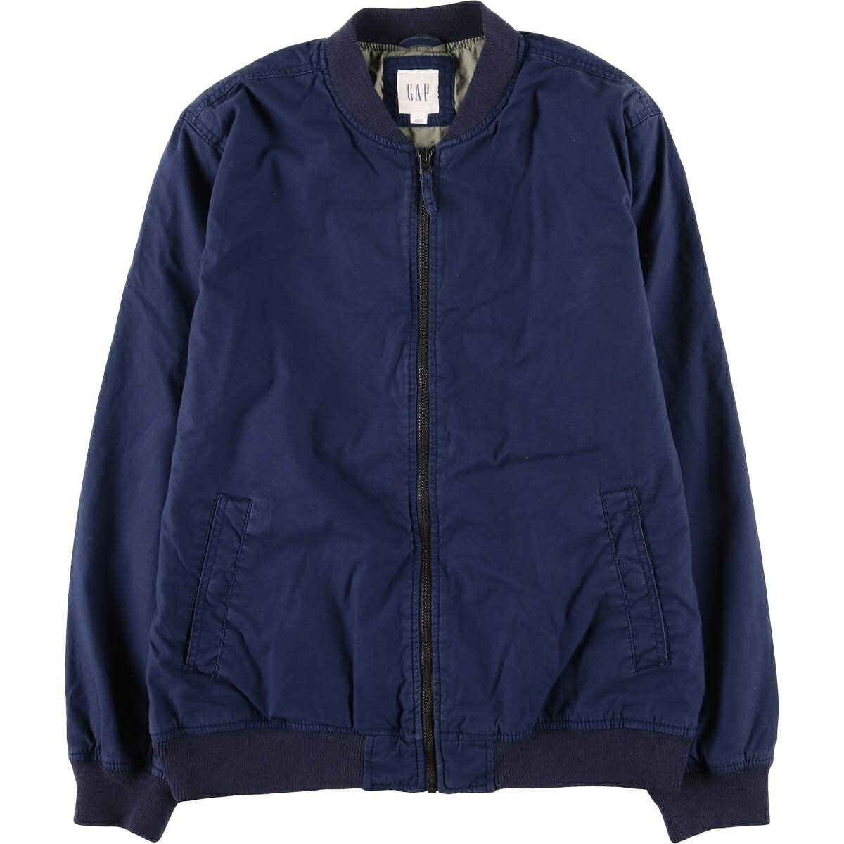 古着 00'S ギャップ GAP コットンブルゾン メンズL相当 /eaa608873 【中古】 【260130】 ネイビー系 春秋冬