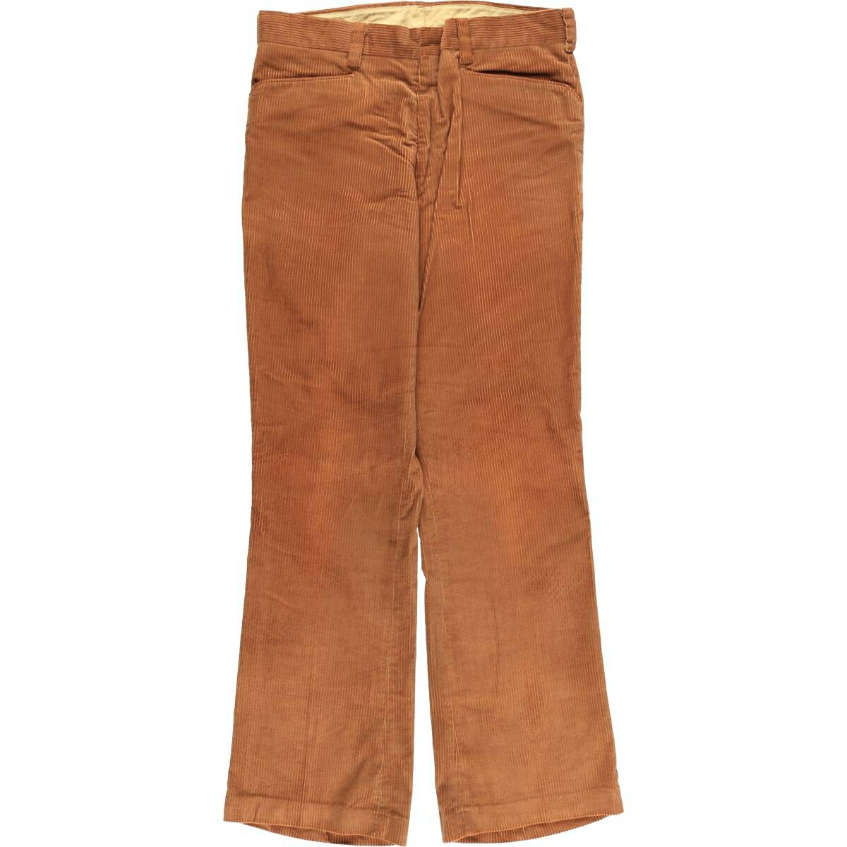 古着 70'S リーバイス Levi's STA-PREST スタプレ フレアカット コーデュロイパンツ メンズw34相当 ヴィンテージ /eaa609076 【中古】 【260123】 オレンジ系 春夏秋冬