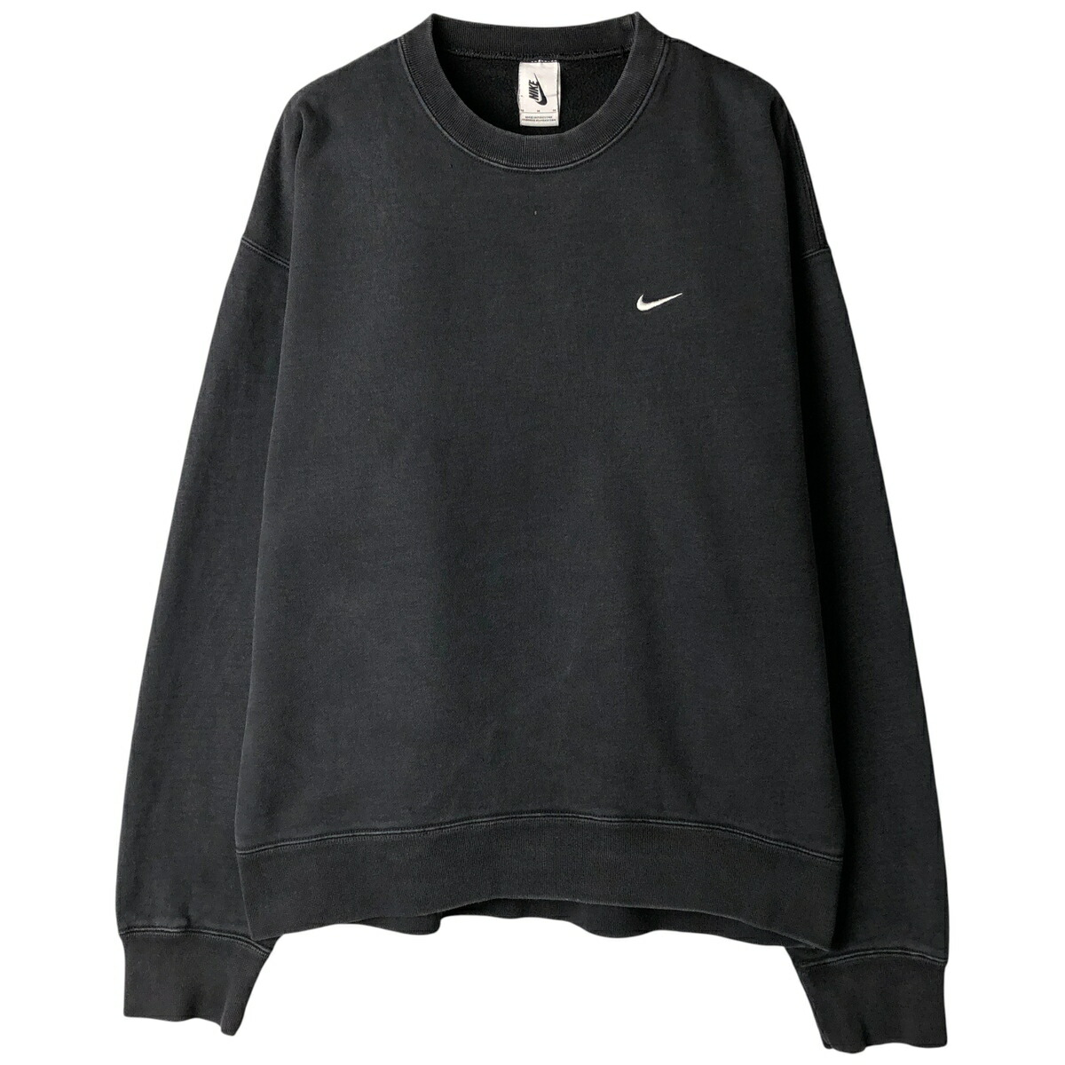 古着 ナイキ NIKE ワンポイントロゴスウェットシャツ トレーナー メンズM相当 /eaa609140 【中古】 【260201】 【NH-2508】 ブラック系 春夏秋冬