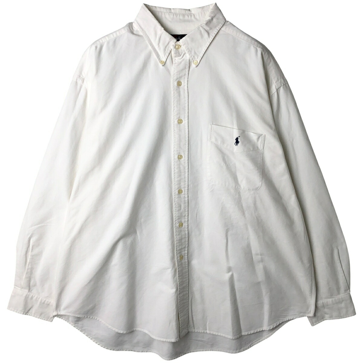 古着 ラルフローレン Ralph Lauren BIG SHIRT 長袖 ボタンダウンシャツ メンズXL相当 /eaa609654 【中古】 【260119】 【NH-2508】 ホワイト系 春夏秋冬