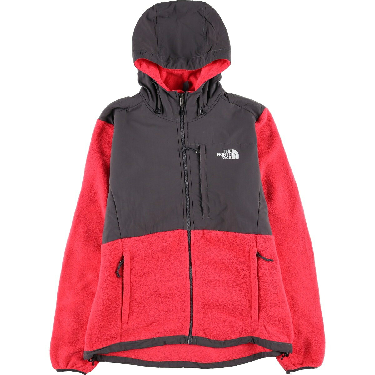 古着 ザノースフェイス THE NORTH FACE デナリフーディー ナイロンxフリースパーカー レディースL相当 /eaa609766 【中古】 【260119】 【Elulu/エルル】 グレー系 春秋冬