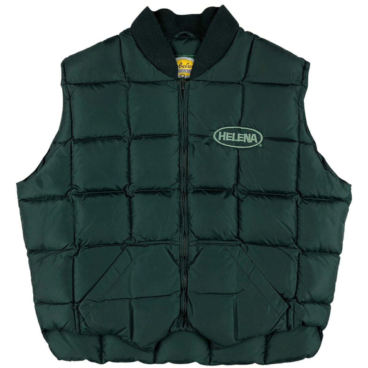 古着 90~00'S カベラス Cabelas アドバタイジング グースダウンベスト メンズL相当 ヴィンテージ /eaa609786 【中古】 【260121】 【NH-2508】 グリーン系 春秋冬