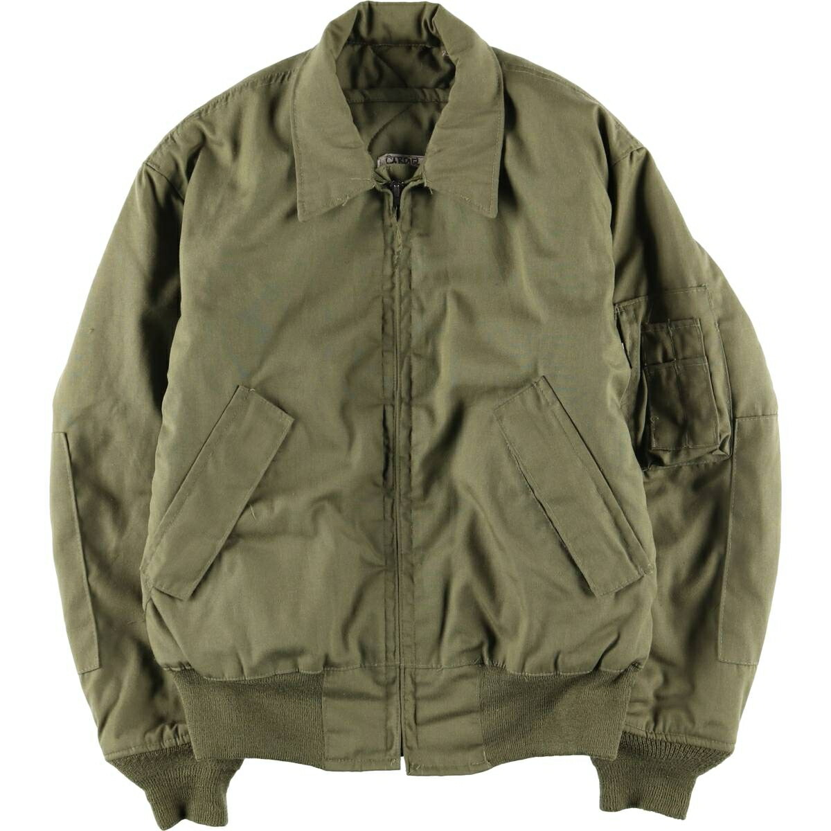 古着 80'S 米軍実品 CVC ミリタリー タンカースジャケット USA製 SMALL-REGULAR メンズS相当 ヴィンテージ /eaa609793 【中古】 【260120】