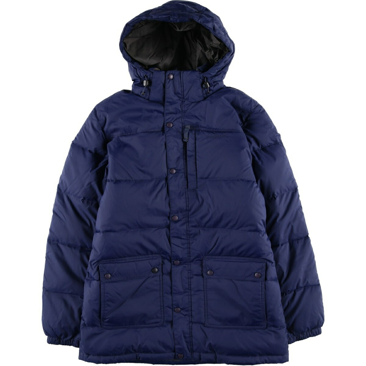 古着 エルエルビーン L.L.Bean フード付き グースダウンジャケット メンズM相当 /eaa609836 【中古】 【260119】 ネイビー系 春秋冬