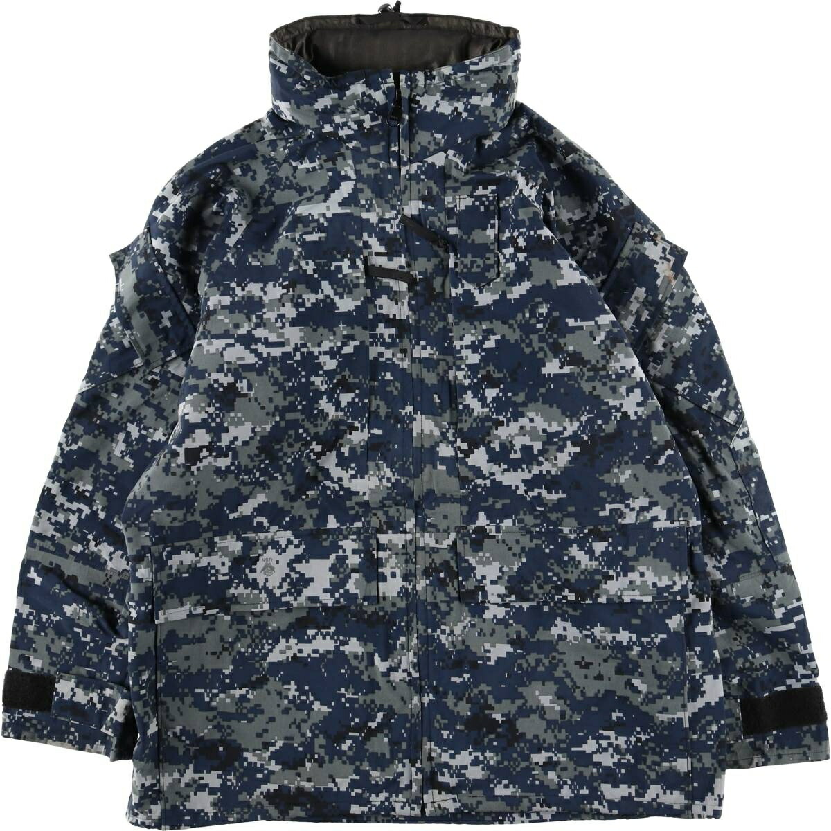 古着 00'S 米軍実品 迷彩柄 NWU デジタルカモ ミリタリー ゴアテックスパーカー USA製 MEDIUM-REGULAR メンズM相当 /eaa609874 【中古】 【260124】