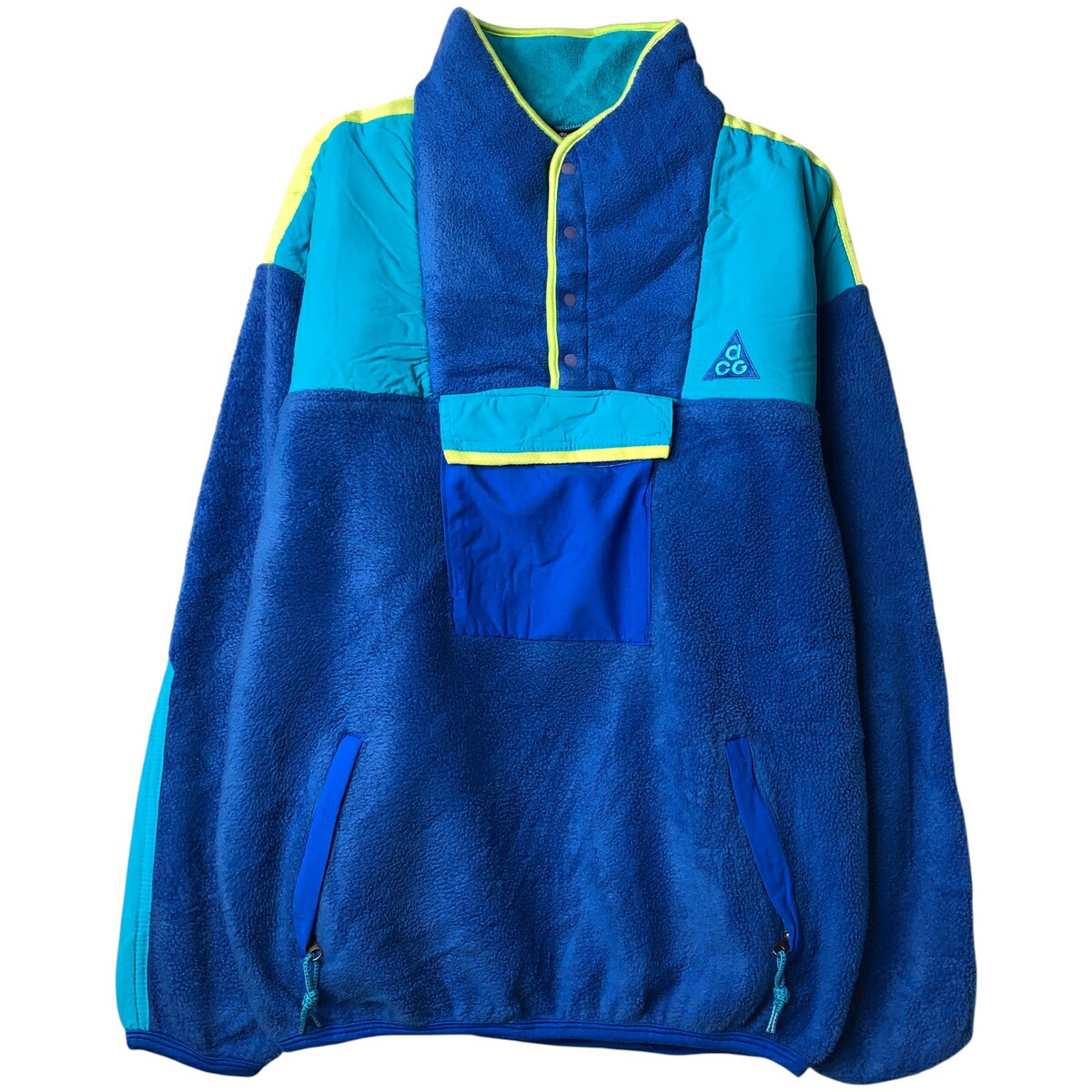 古着 90'S ナイキ NIKE ACG DEVIL'S TOWER デビルズタワー 切替 ハーフスナップ フリースプルオーバー メンズL相当 ヴィンテージ /eaa610208 【中古】 【260208】 ブルー系 春秋冬 14,964円