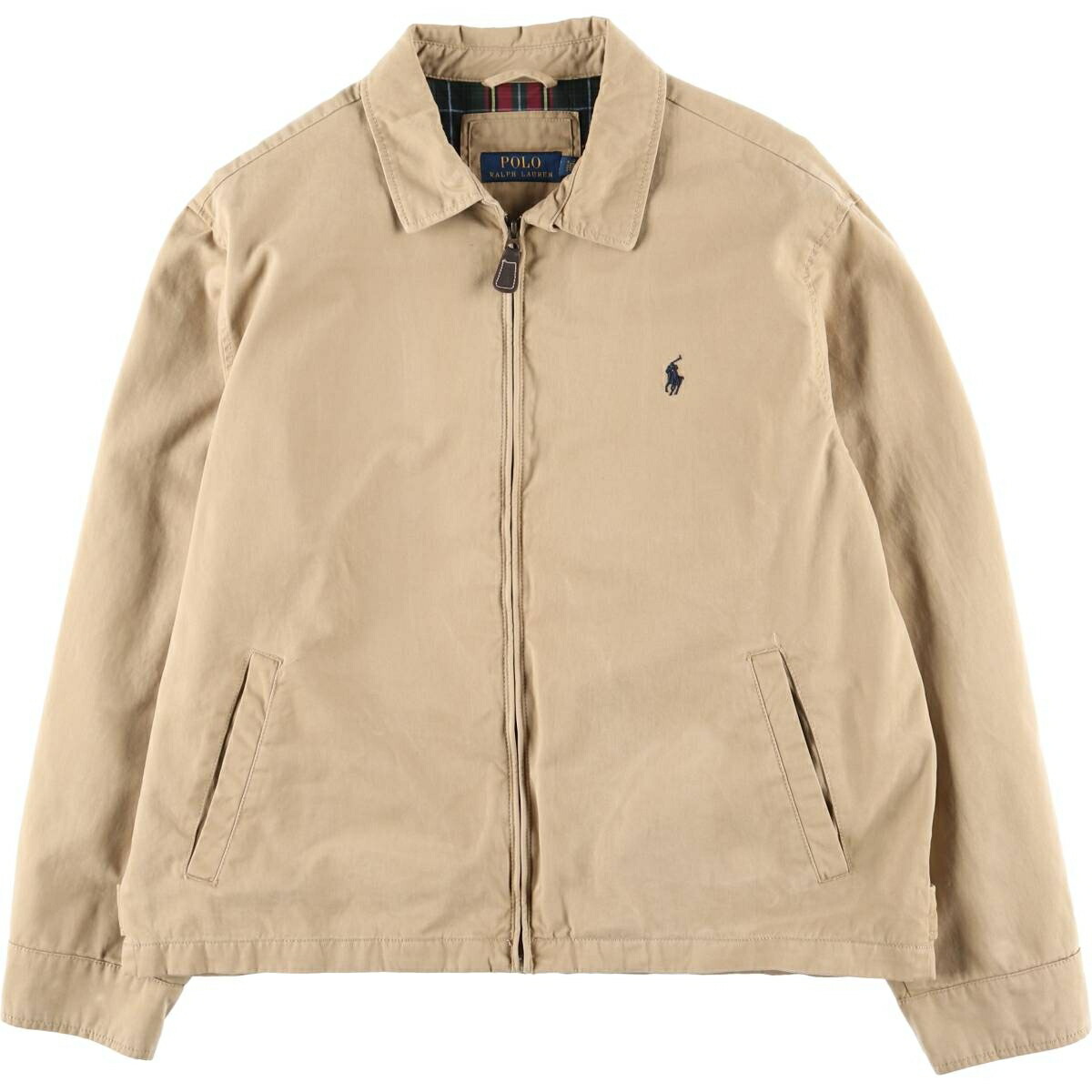 古着 ラルフローレン Ralph Lauren POLO RALPH LAUREN スイングトップ スポーツジャケット メンズXL相当 /eaa610342 【中古】 【260213】 ベージュ系 春秋冬