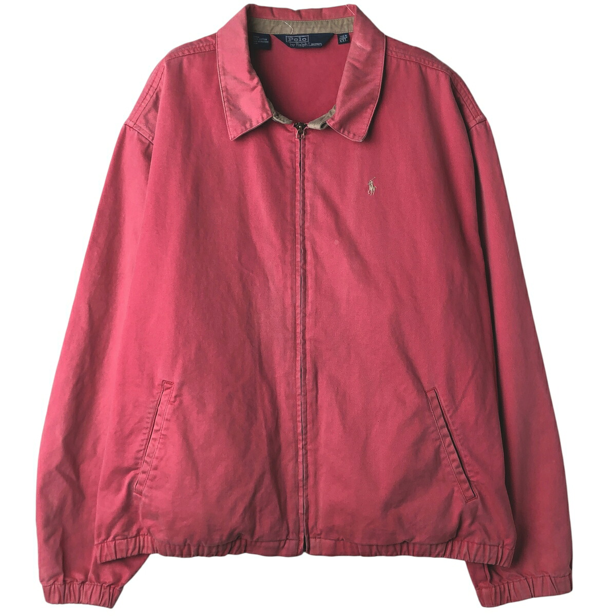 古着 ラルフローレン Ralph Lauren POLO by Ralph Lauren スイングトップ スポーツジャケット メンズXXL相当 /eaa610436 【中古】 【260208】 レッド系 春秋冬