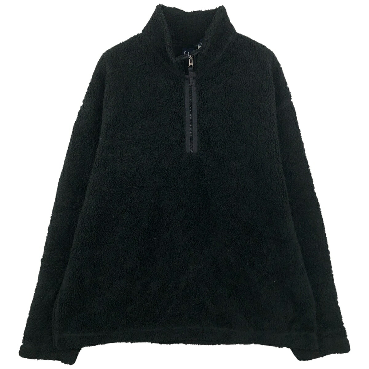 古着 90'S ギャップ GAP オールドギャップ ハーフジップ フリースプルオーバー メンズXL相当 ヴィンテージ /eaa610483 【中古】 【260206】 【GR-NV】 ブラック系 春秋冬