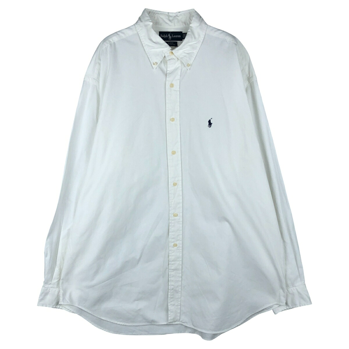 古着 ラルフローレン Ralph Lauren BLAKE 長袖 ボタンダウンシャツ メンズXL相当 /eaa610563 【中古】 【260209】 ホワイト系 春夏秋冬