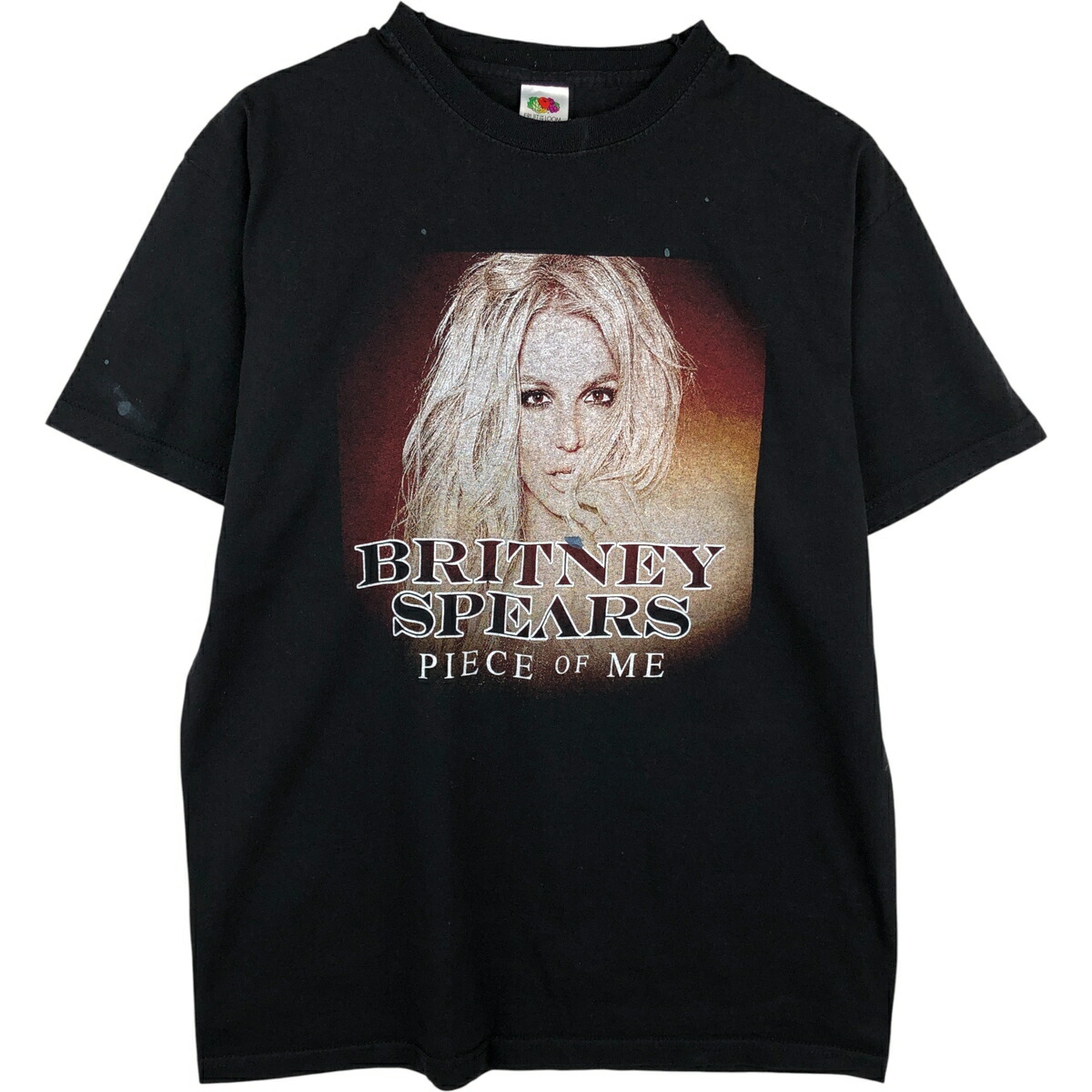 古着 フルーツオブザルーム FRUIT OF THE LOOM BRITNEY SPEARS ブリトニースピアーズ バンドTシャツ バンT メンズM相当 /eaa610713 【中古】 【260216】 ブラック系 春夏秋