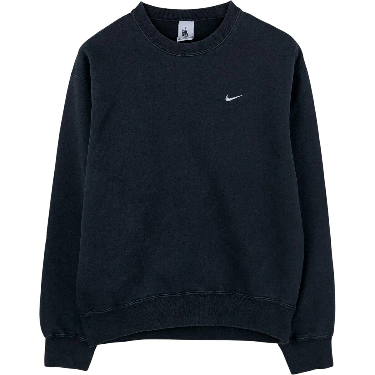 古着 ナイキ NIKE ワンポイントロゴスウェットシャツ トレーナー メンズXS相当 /eaa610727 【中古】 【260215】 ブラック系 春夏秋冬