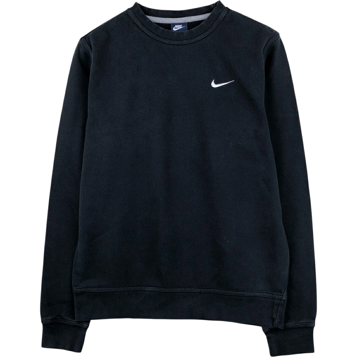 古着 ナイキ NIKE ワンポイントロゴスウェットシャツ トレーナー メンズM相当 /eaa610728 【中古】 【260215】 ブラック系 春夏秋冬