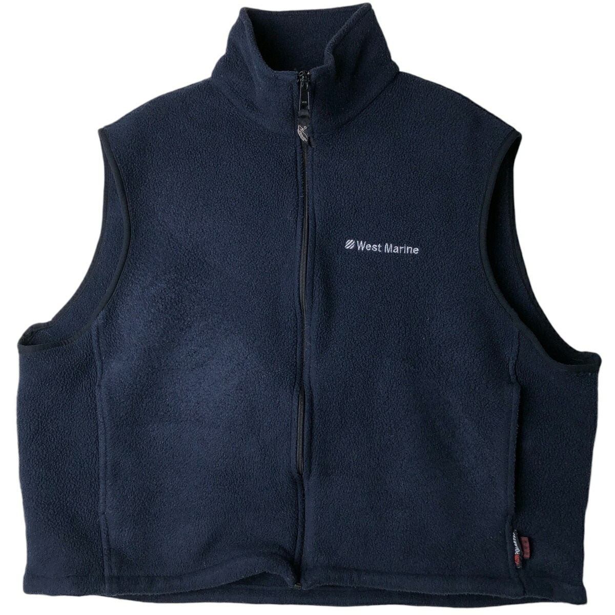 古着 00\'S ウールリッチ WOOLRICH アドバタイジング フリースベスト メンズXL相当 /eaa610742 【中古】 【260221】 ネイビー系 春秋冬