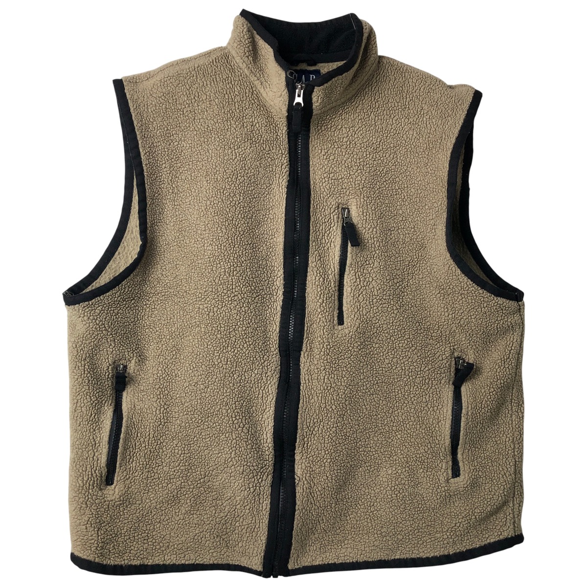 古着 90\'S ギャップ GAP オールドギャップ ボアベスト メンズXL相当 ヴィンテージ /eaa610745 【中古】 【260209】 ベージュ系 春秋冬