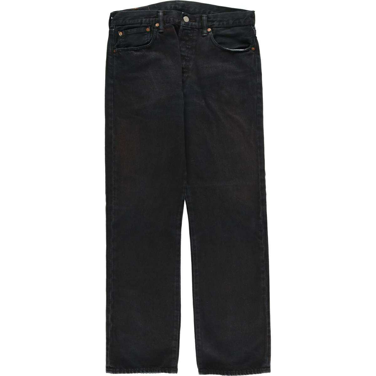 古着 リーバイス Levi's 501 ブラックデニム ストレートデニムパンツ メンズw33相当 /eaa610810 【中古】 【260207】 ブラック系 春夏秋冬