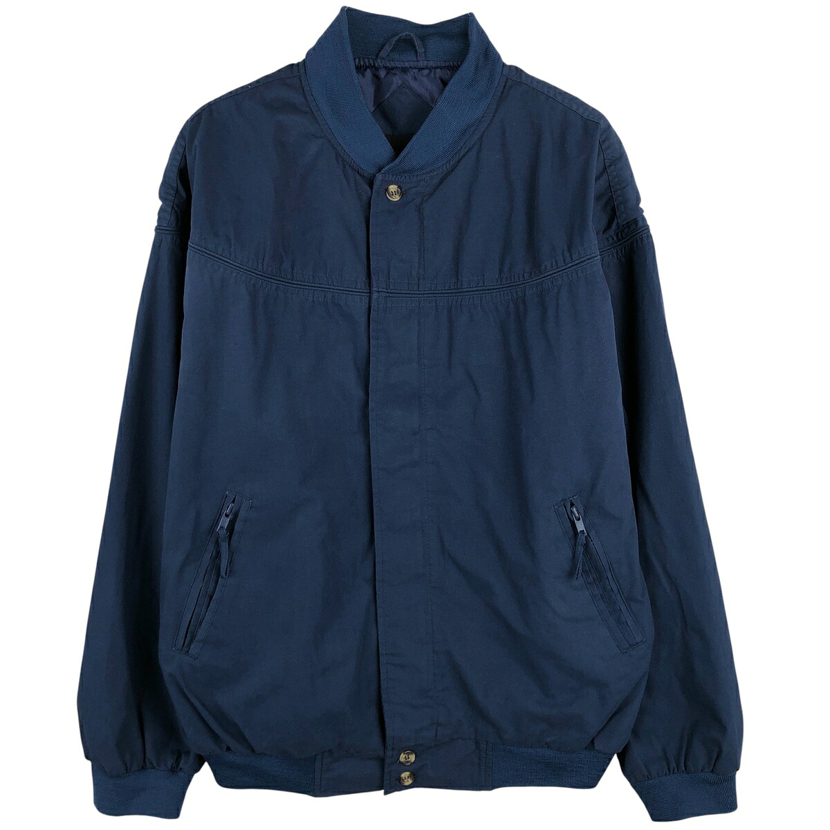 古着 Windbreaker ダービージャケット カップショルダージャケット メンズM相当 /eaa611031 【中古】 【260201】 【NH-2508】 ネイビー系 春秋冬