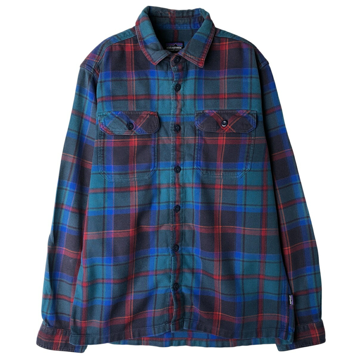 古着 パタゴニア Patagonia ORGANIC COTTON オーガニックコットン 長袖 ライトネルチェックシャツ メンズS相当 /eaa611083 【中古】 【260203】 【NH-2508】 ブルー系 春夏秋冬