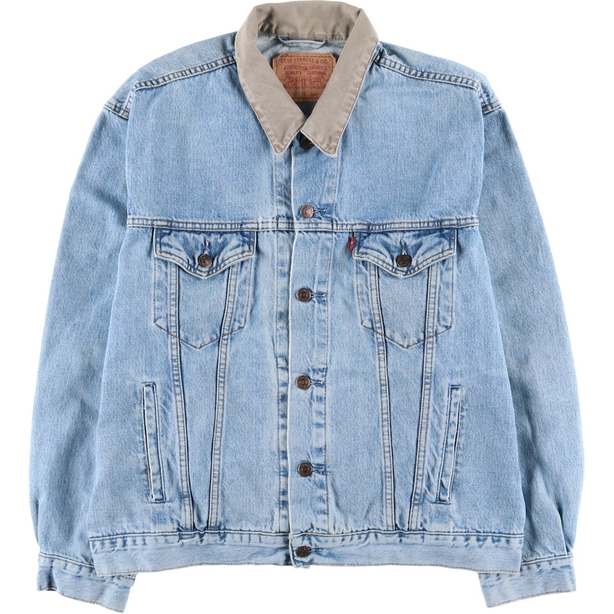 古着 90'S リーバイス Levi's 70168-0210 デニムジャケット Gジャン メンズXL相当 ヴィンテージ /eaa611122 【中古】 【260131】 【SS2606_10】|古着屋JAM
