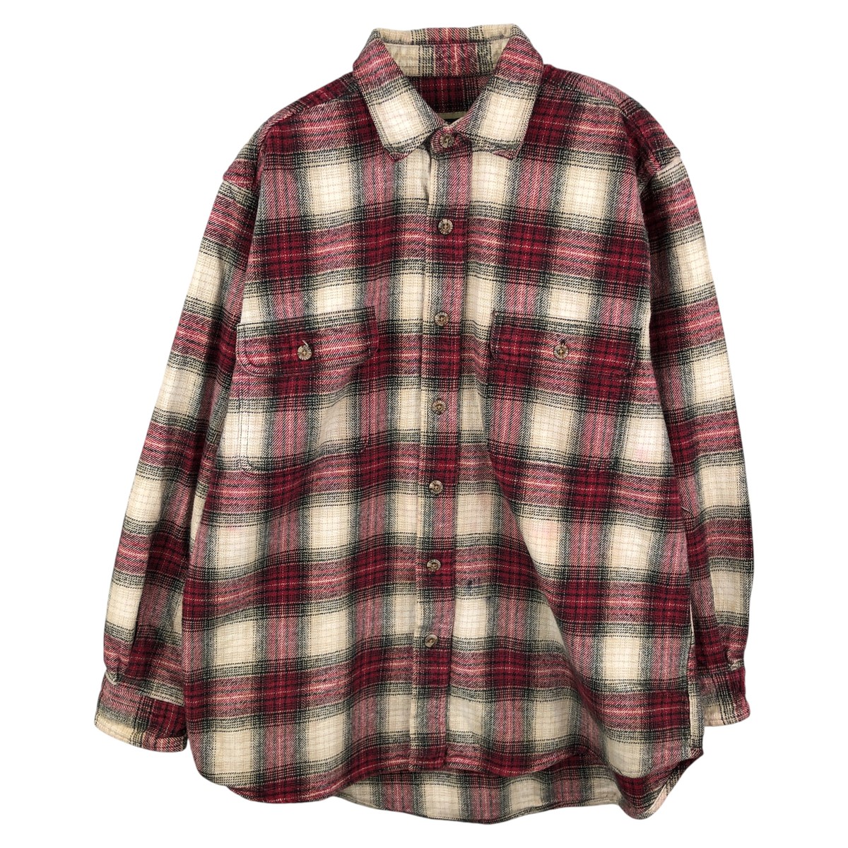 楽天市場】古着 FIELD&STREAM オンブレチェック 長袖 ヘビーネルシャツ