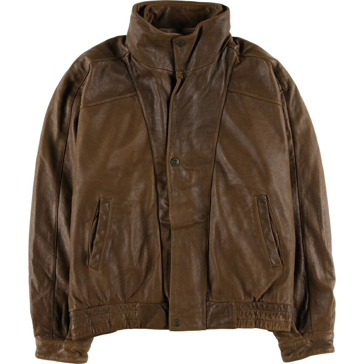 古着 ウィルソンズレザー WILSONS LEATHER レザーブルゾンタイプ メンズXL相当 /eaa611527 【中古】 【260202】 ブラウン系 春秋冬