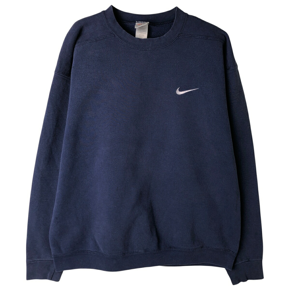 古着 90~00'S ナイキ NIKE ワンポイントロゴスウェットシャツ トレーナー USA製 メンズL相当 ヴィンテージ /eaa611951 【中古】 【260206】 ネイビー系 春夏秋冬