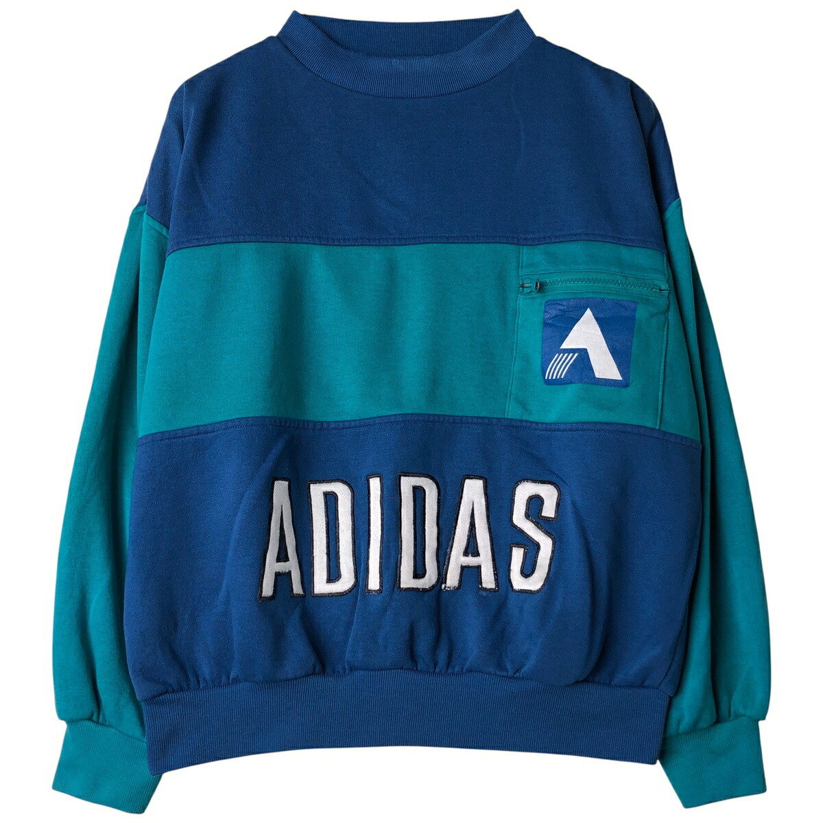 古着 80'S アディダス adidas ボーダー柄 ロゴスウェットシャツ トレーナー メンズL相当 ヴィンテージ /eaa611960 【中古】 【260209】 【NH-2508】 【SS2606_10｜古着屋JAM