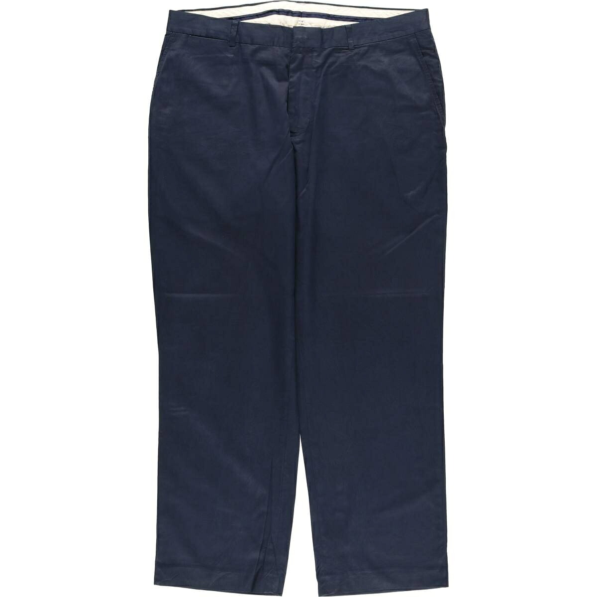 古着 ラルフローレン Ralph Lauren POLO by Ralph Lauren シルク×コットン スラックスパンツ メンズw36相当 /eaa612045 【中古】 【260214】 ネイビー系 春夏秋冬