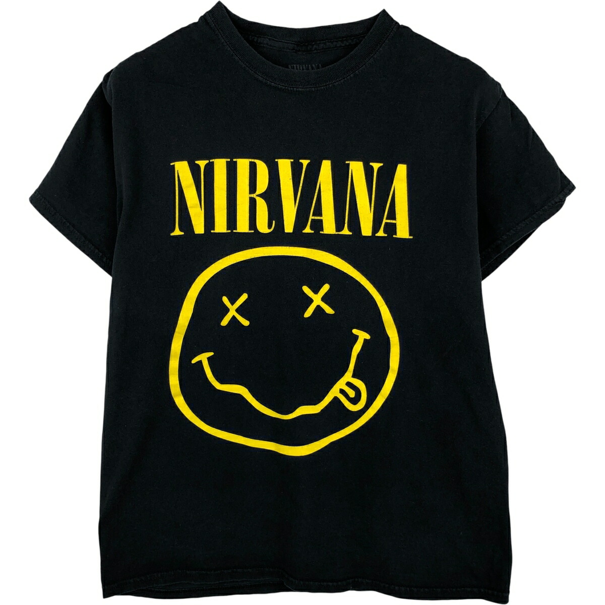 古着 NIRVANA ニルヴァーナ バンドTシャツ バンT メンズM相当 /eaa612082 【中古】 【260224】 ブラック系 春夏秋